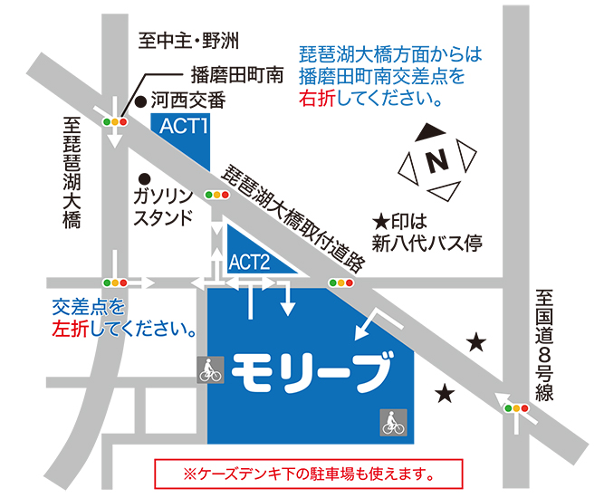 moliveアクセスMAP